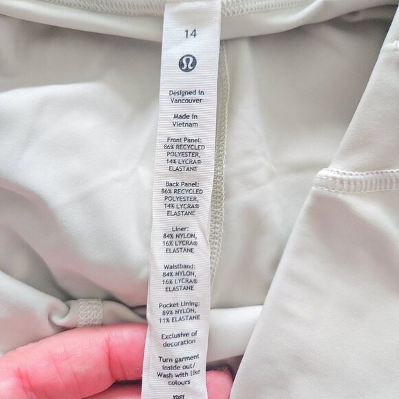 Lululemon Nulux Road to Trail High-Rise Short 4" - 14 Bone - Picture 7 of 8